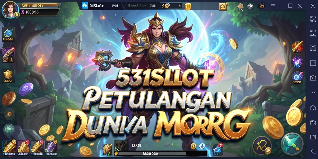 Tampilan gameplay 531SLOT yang penuh aksi dalam dunia MMORPG.