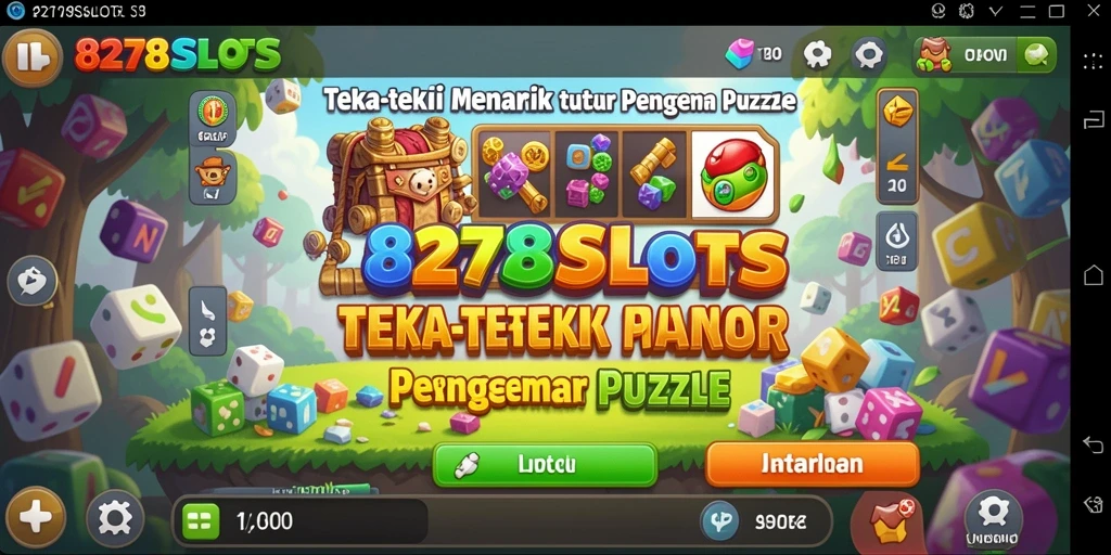 Screenshot 8278SLOTS menampilkan gameplay Puzzle yang seru dan menantang.