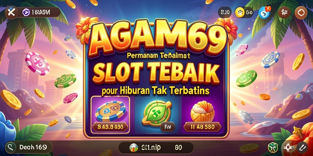 Tampilan gameplay AGAM69 yang penuh warna dan menarik.