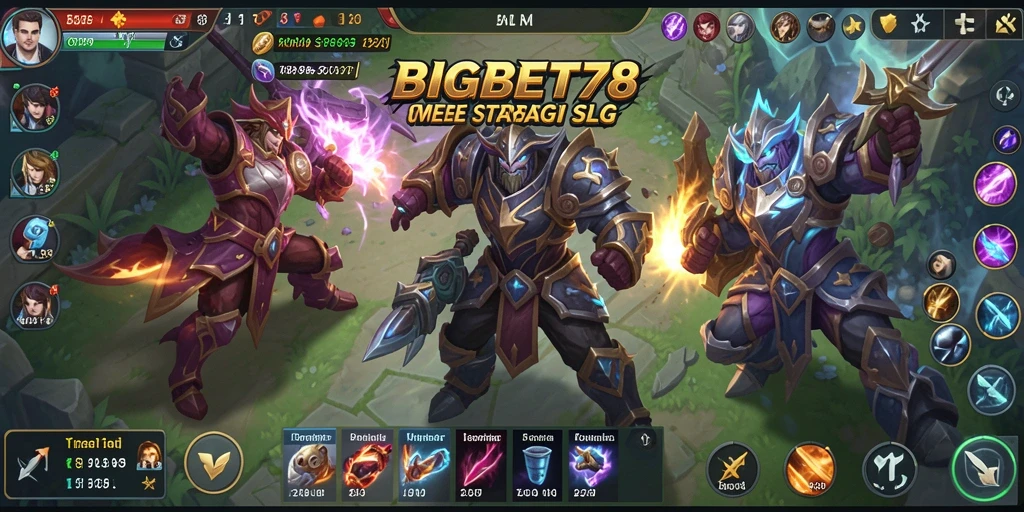 Tampilan menarik dari gameplay BIGBET78 dalam genre SLG.