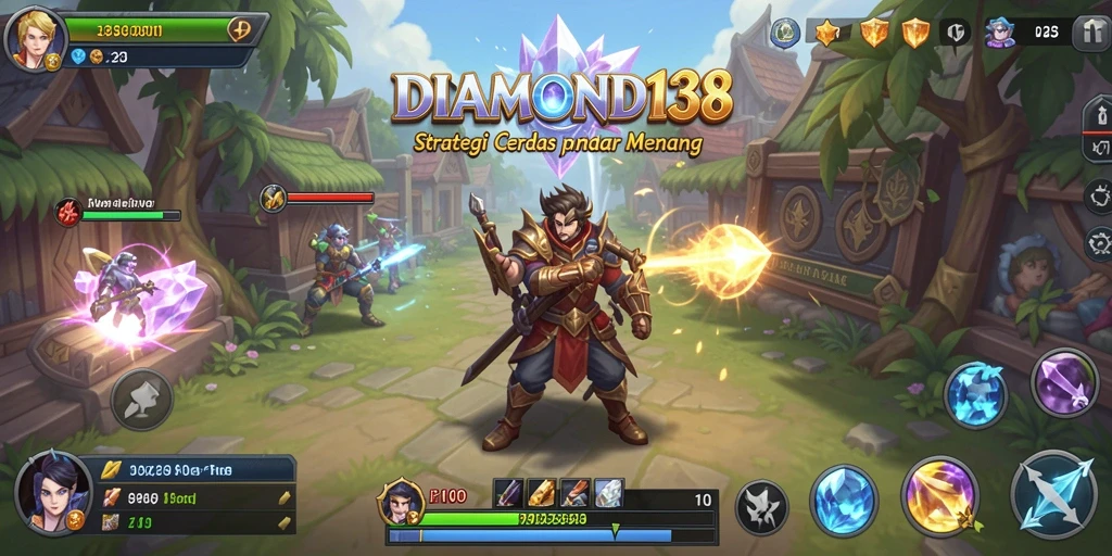 Tampilan gameplay yang intens dan menantang di DIAMOND138.