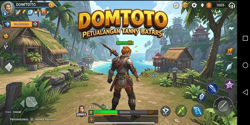 Menampilkan gameplay seru dalam dunia terbuka di DOMTOTO.