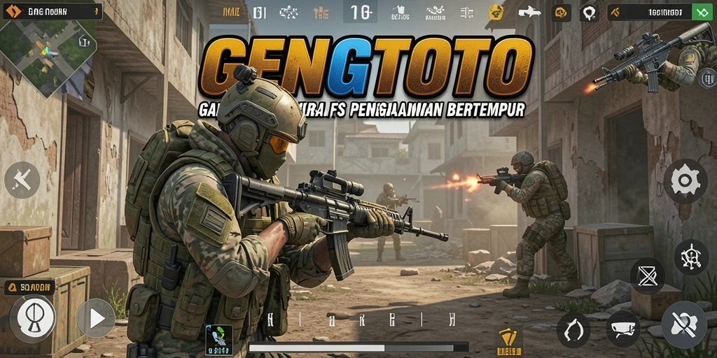 Gameplay GENGTOTO menampilkan aksi tembak-menembak yang menegangkan.