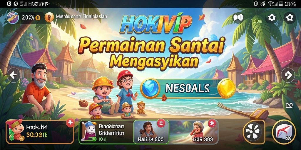 Tampilan gameplay HOKIVIP yang menyenangkan dan menarik.