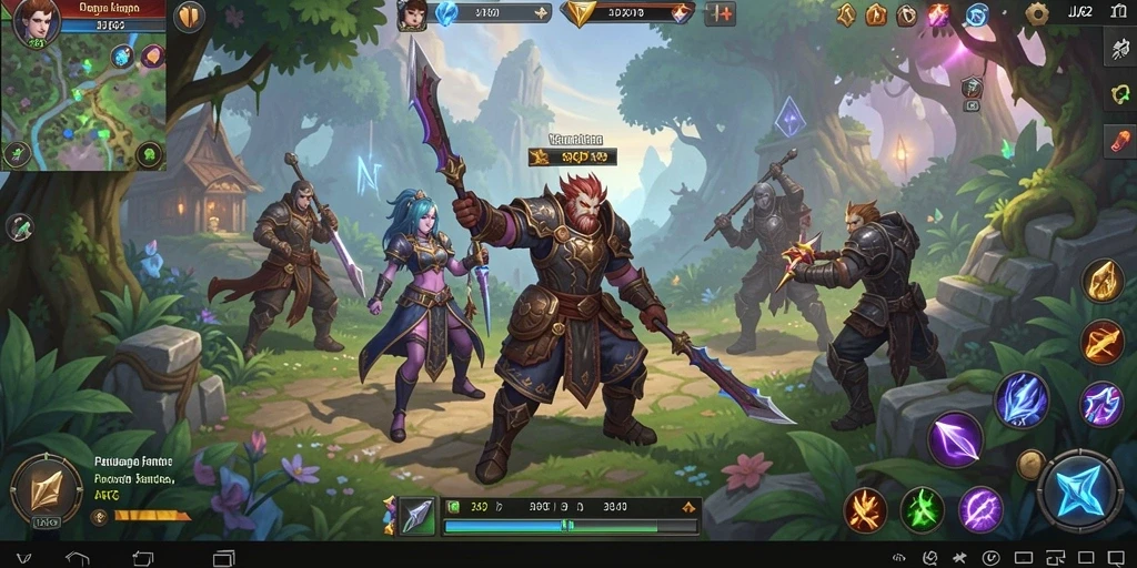 Tampilan menarik dari gameplay ARPG JJ62 yang mendebarkan.