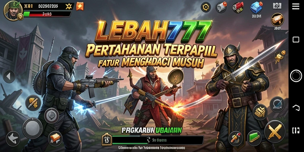 Tampilan gameplay <strong>LEBAH777</strong> yang seru dalam Tower Defense.