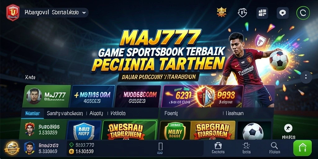 Tampilan menarik dari gameplay taruhan olahraga di MAJ777.