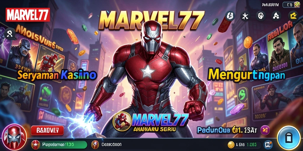 Tampilan mendebarkan saat beraksi di kasino MARVEL77.