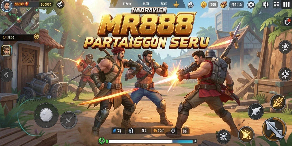 Gameplay seru MR888 dalam pertempuran Battle Royale.