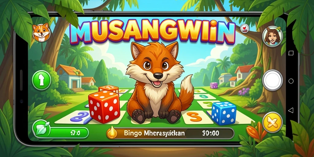 Tampilan gameplay Bingo yang menarik dalam MUSANGWIN.