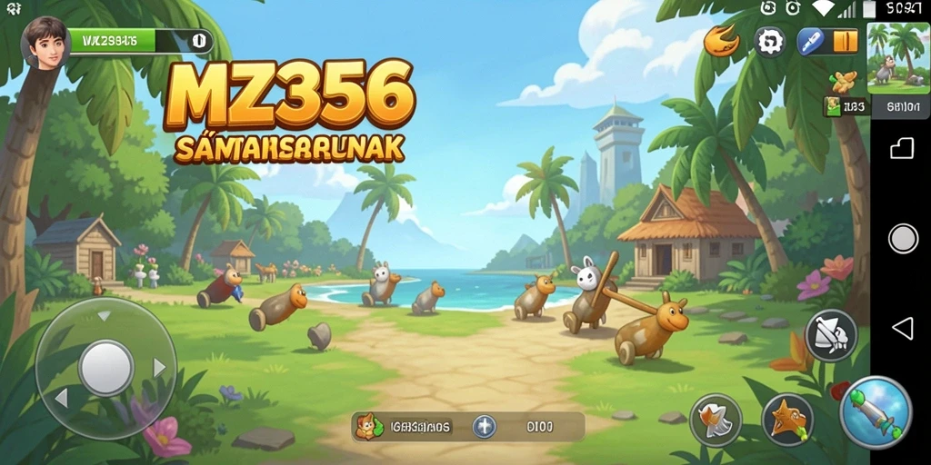 Screenshot gameplay MZ356 menunjukkan aksi seru dan tantangan mendebarkan.