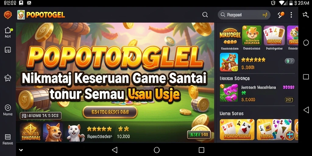 Gameplay POPOTOGEL yang berwarna-warni dan mengasyikkan.
