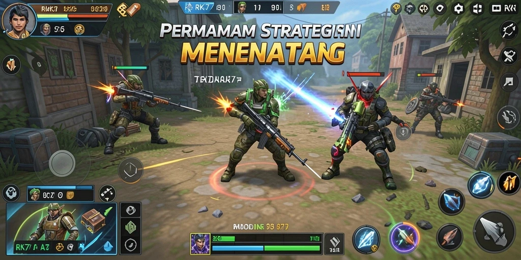 Tampilan menarik dari gameplay RK77 yang menunjukkan strategi dan aksi.